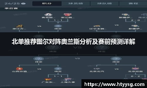 北单推荐图尔对阵奥兰斯分析及赛前预测详解